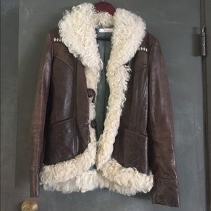 100% genuine leather/fur hair trim made in Italy!